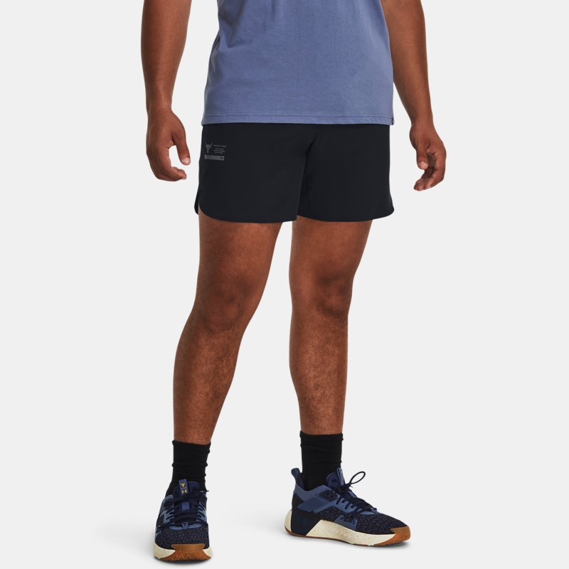 Under Armour Project Rock Unstoppable herenshorts Zwart / Pitch Grijs XS